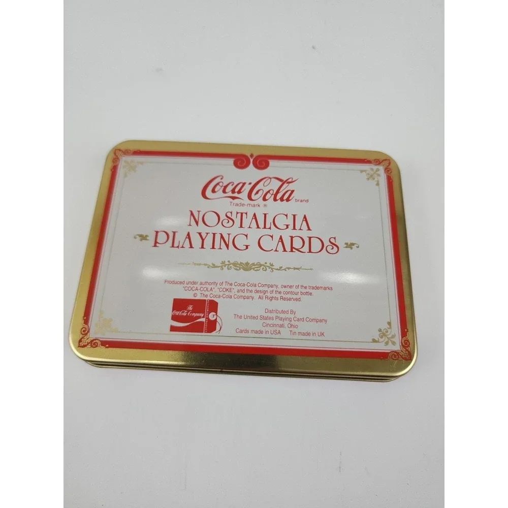 Coca Cola Santa Playing Cards 1994‎ Nostalgia Limited Edition Two Decks Tin